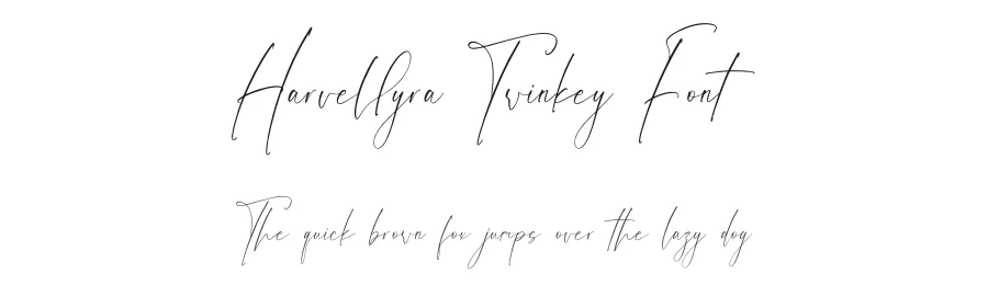 Harvellyra Twinkey Font by perspectype — Script Handwritten Font