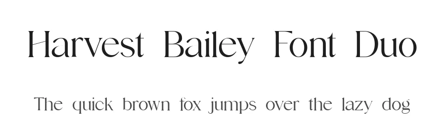 Harvest Bailey Font Duo by UICreative — Script Handwritten Font