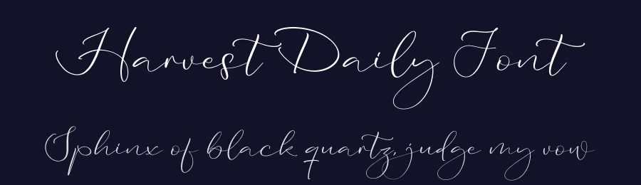 Harvest Daily Font by letterfabric — Script Handwritten Font — thumbnail 2