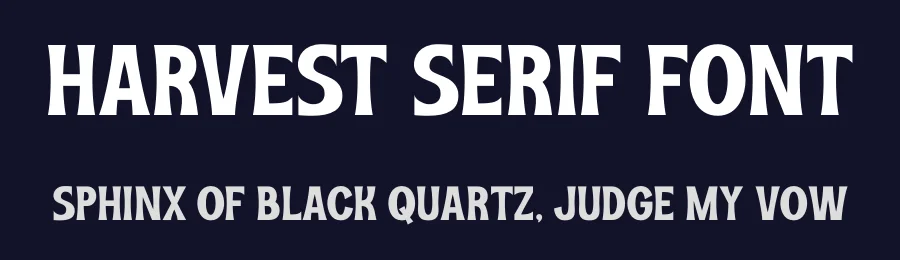 Harvest Serif Font by Almairatype — Serif Font — thumbnail 2