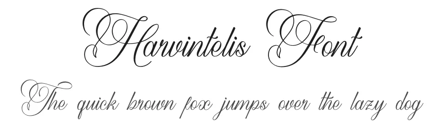Harvintelis Font by Denustudios — Script Handwritten Font