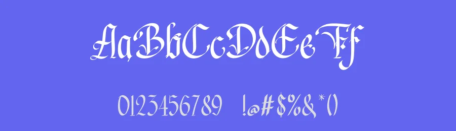 Haryth Mirage Font by rvandtype — Blackletter Font — thumbnail 3