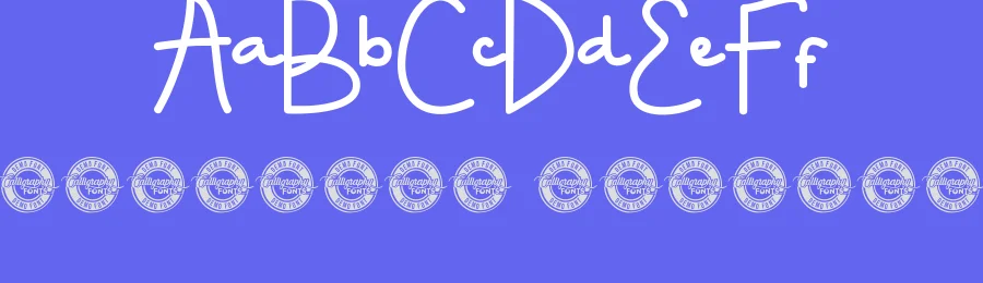 Hashtag Trend Font by CalligraphyFonts.net — Script Handwritten Font — thumbnail 3