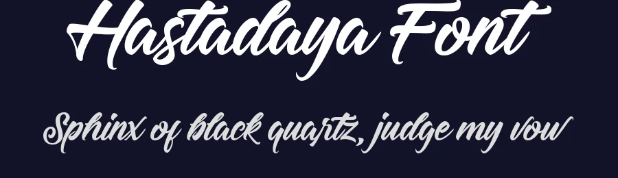 Hastadaya Font by Wacaksara Co. — Script Handwritten Font — thumbnail 2