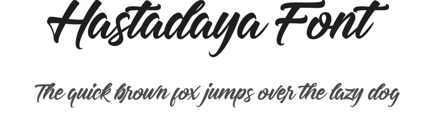 Hastadaya Font by Wacaksara Co. — Script Handwritten Font