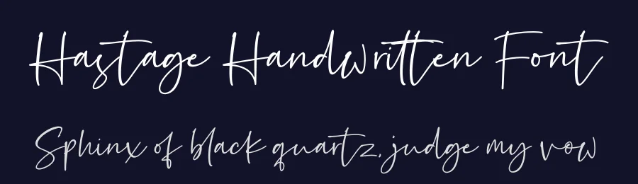 Hastage Handwritten Font by fikryal — Script Handwritten Font — thumbnail 2