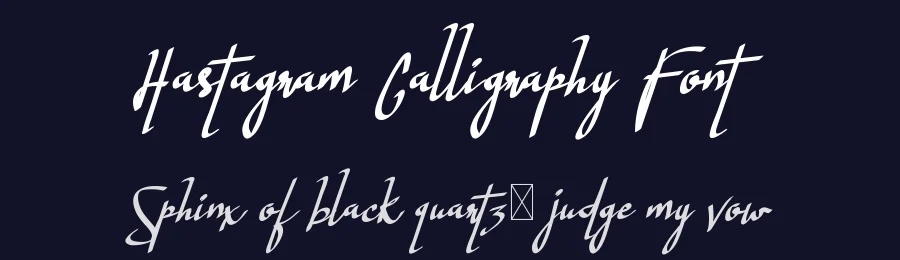 Hastagram Calligraphy Font by ibeydesign — Script Handwritten Font — thumbnail 2