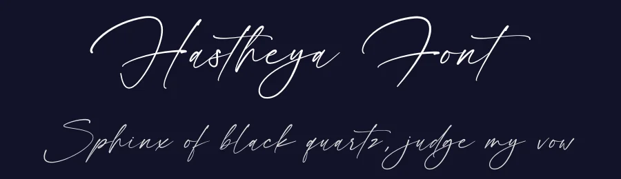 Hastheya Font by Rantautype — Script Handwritten Font — thumbnail 2