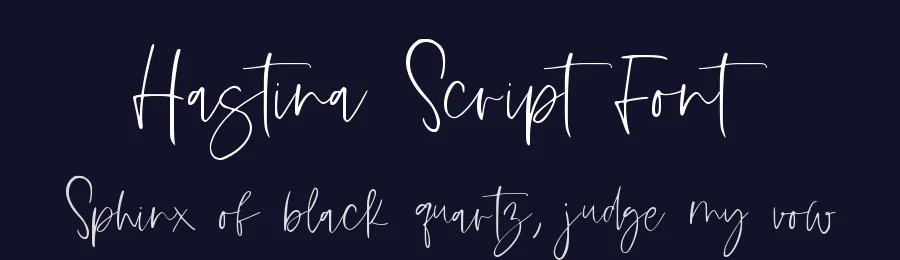 Hastina Script Font by Genarastudio — Script Handwritten Font — thumbnail 2