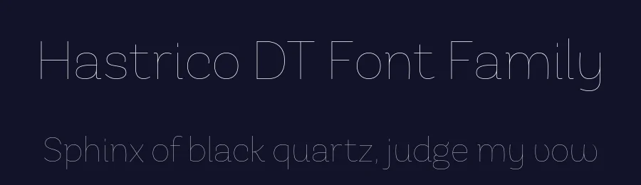 Hastrico DT Font Family by DTP Types — Sans Serif Font — thumbnail 2