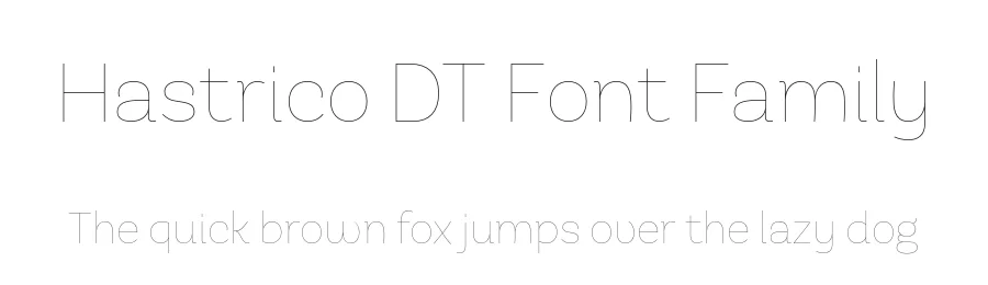 Hastrico DT Font Family by DTP Types — Sans Serif Font