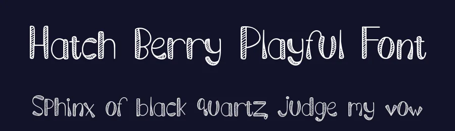 Hatch Berry Playful Font by Dm Studio — Display Font — thumbnail 2