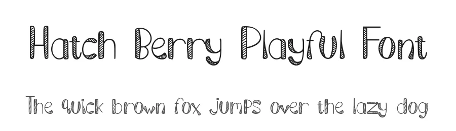 Hatch Berry Playful Font by Dm Studio — Display Font