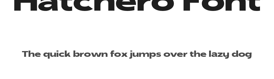 Hatchero Font by ibracreative β Sans Serif Font