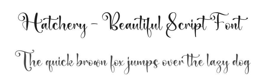 Hatchery – Beautiful Script Font by letterfabric — Script Handwritten Font