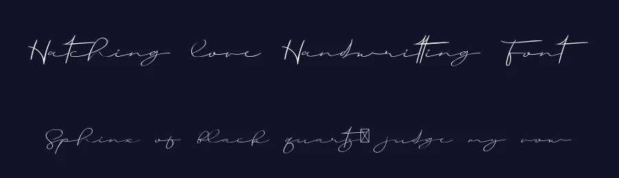 Hatching love Handwritting Font by edricstudio — Script Handwritten Font — thumbnail 2