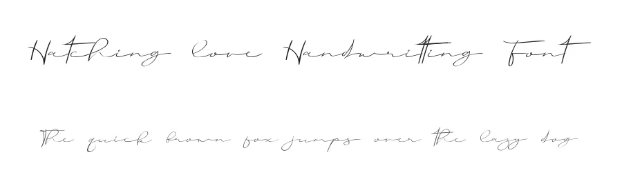 Hatching love Handwritting Font by edricstudio — Script Handwritten Font