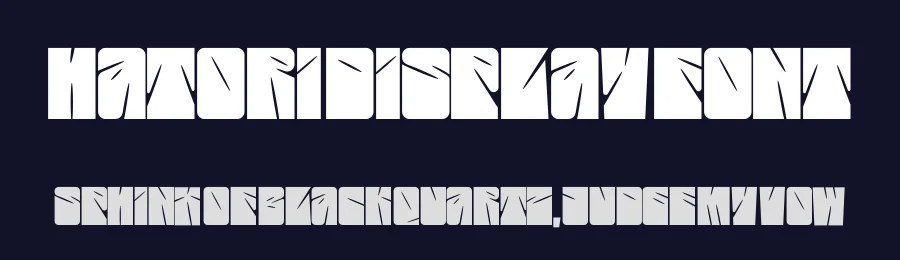 Hatori Display Font by limitype — Decorative Font — thumbnail 2