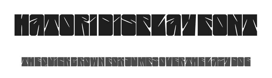 Hatori Display Font by limitype — Decorative Font