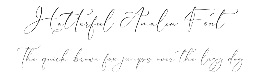 Hatterful Amalia Font by letterfabric — Script Handwritten Font