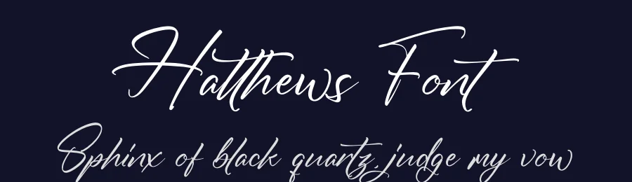 Hatthews Font by glorytype — Script Handwritten Font — thumbnail 2