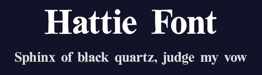 Hattie Font by vpcreativeshop — Serif Font — thumbnail 2