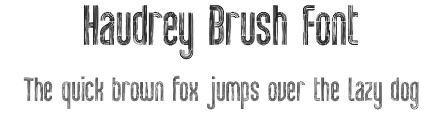 Haudrey Brush Font by Arterfak Project — Display Font
