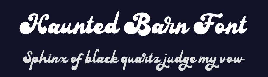 Haunted Barn Font by jimtypestudio — Script Handwritten Font — thumbnail 2