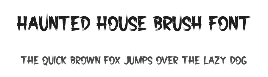 Haunted House Brush Font by creativeletter — Script Handwritten Font