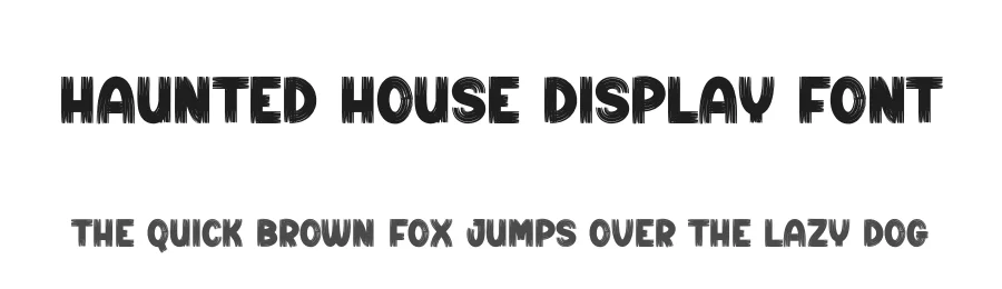 Haunted House Display Font by creativeletter — Script Handwritten Font