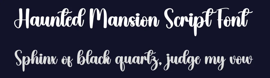Haunted Mansion Script Font by creativeletter — Script Handwritten Font — thumbnail 2