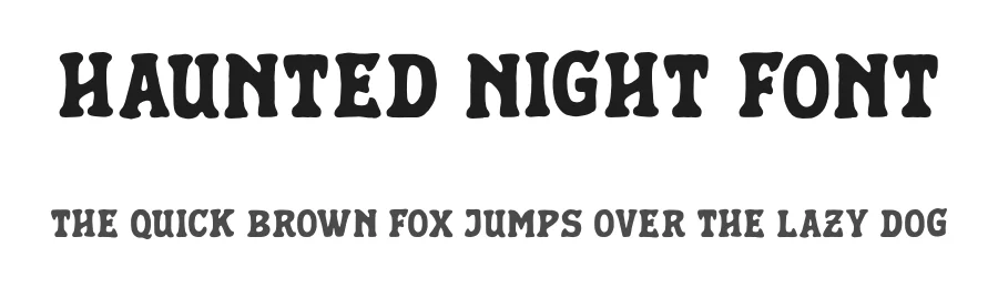 Haunted Night Font by Letterhend Studio — Display Font