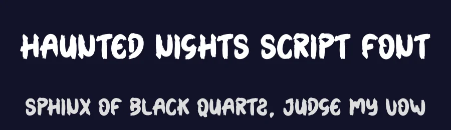 Haunted Nights Script Font by creativeletter — Script Handwritten Font — thumbnail 2