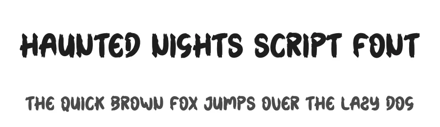 Haunted Nights Script Font by creativeletter — Script Handwritten Font