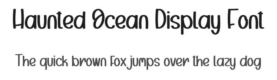 Haunted Ocean Display Font by andikastudio — Display Font