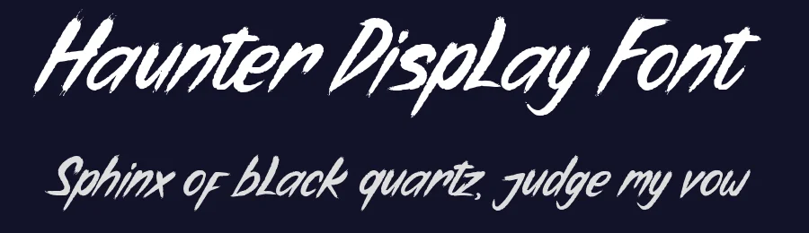 Haunter Display Font by typotopia — Display Font — thumbnail 2