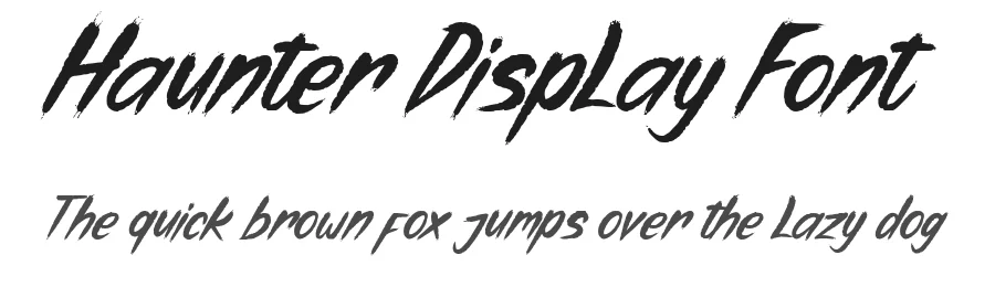 Haunter Display Font by typotopia — Display Font
