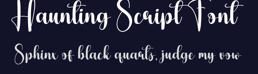 Haunting Script Font by creativeletter — Script Handwritten Font — thumbnail 2