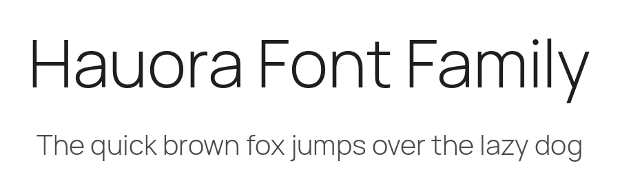 Hauora Font Family by WCYS & Co. — Sans Serif Font