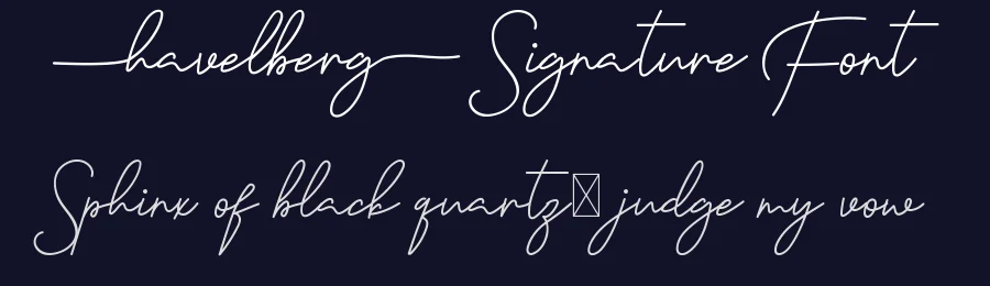 Havelberg Signature Font by edricstudio — Script Handwritten Font — thumbnail 2