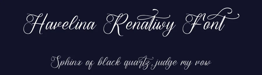 Havelina Renatiwy Font by letterenastudios — Script Handwritten Font — thumbnail 2