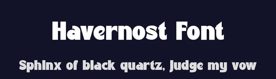 Havernost Font by rvandtype — Display Font — thumbnail 2