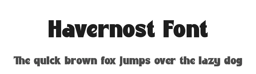 Havernost Font by rvandtype — Display Font