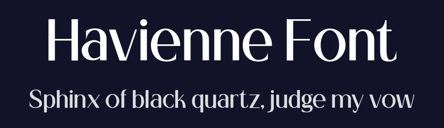 Havienne Font by hyperactype — Serif Font — thumbnail 2