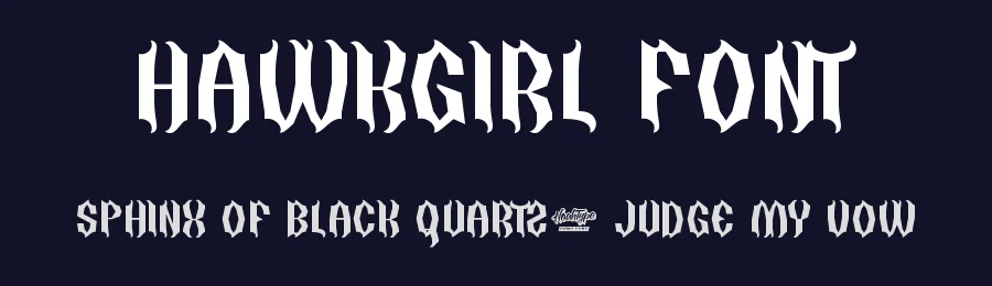 Hawkgirl Font by noahtype — Decorative Font — thumbnail 2