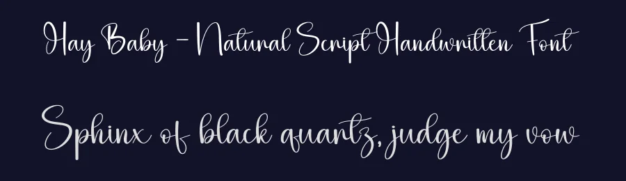 Hay Baby – Natural Script Handwritten Font by andikastudio — Script Handwritten Font — thumbnail 2