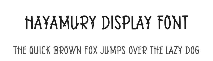 HAYAMURY Display Font by creativeletter — Decorative Font