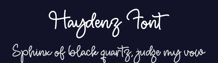 Haydenz Font by letterfabric — Script Handwritten Font — thumbnail 2