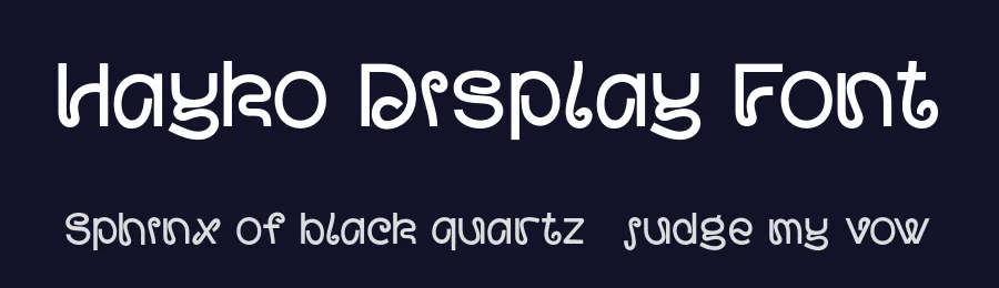 Hayko Display Font by pandekastudio — Decorative Font — thumbnail 2