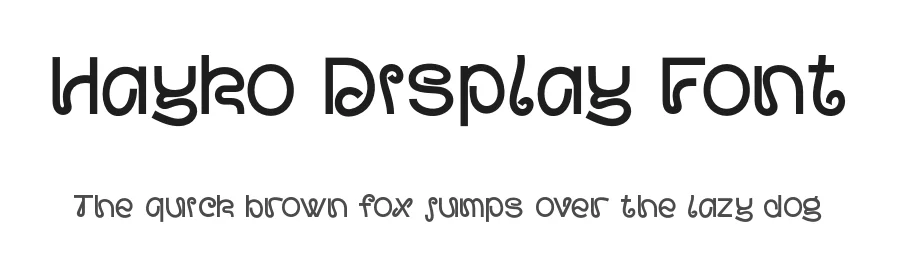 Hayko Display Font by pandekastudio — Decorative Font